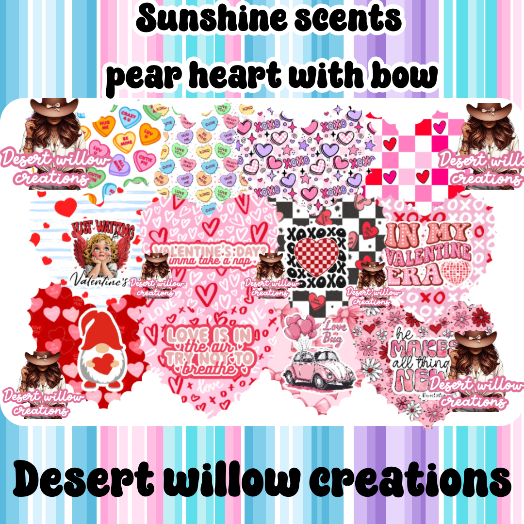 sunshine scents pearl heart cardstock