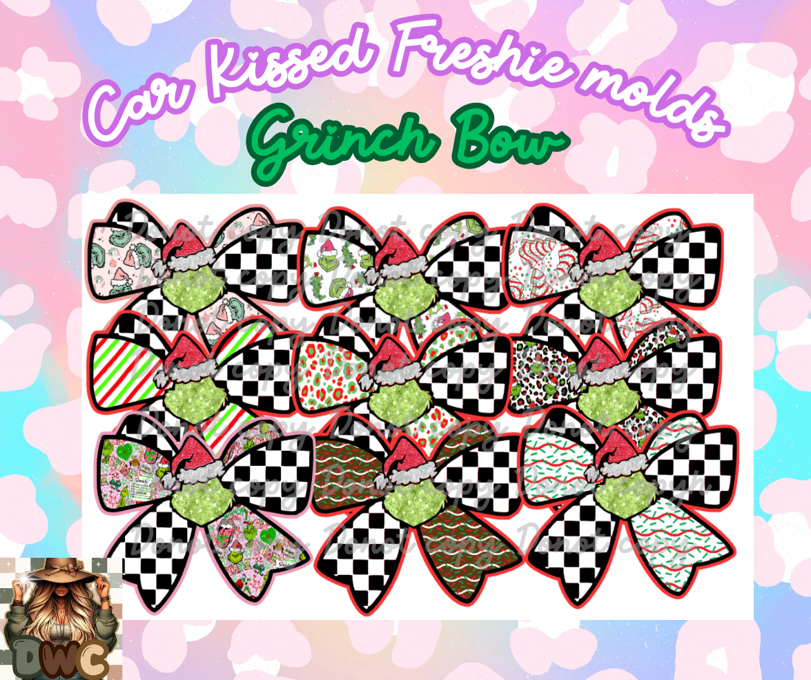 carkissed molds mr.green bow cardstock