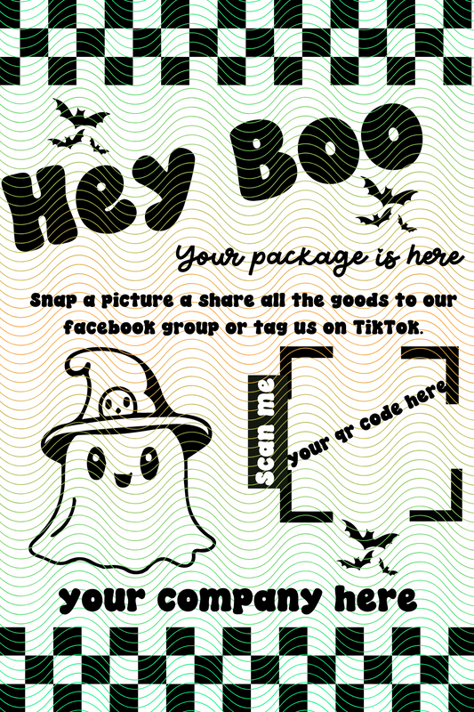 Hey boo (digital labels)