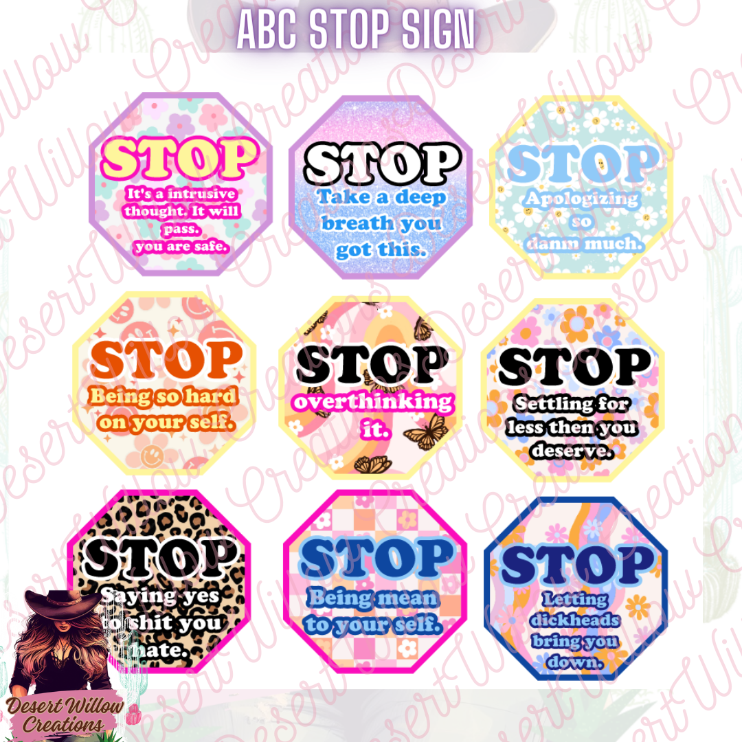 ABC Stop giving a f*** (cardstock)