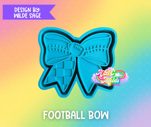 ABC sports checkerd bow corner cardstock