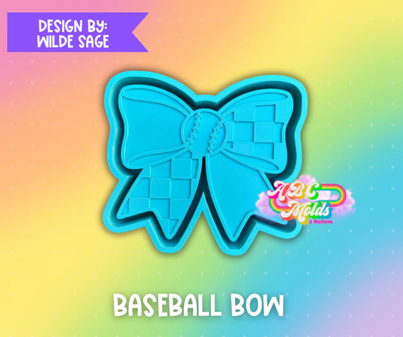 ABC sports checkerd bow corner cardstock