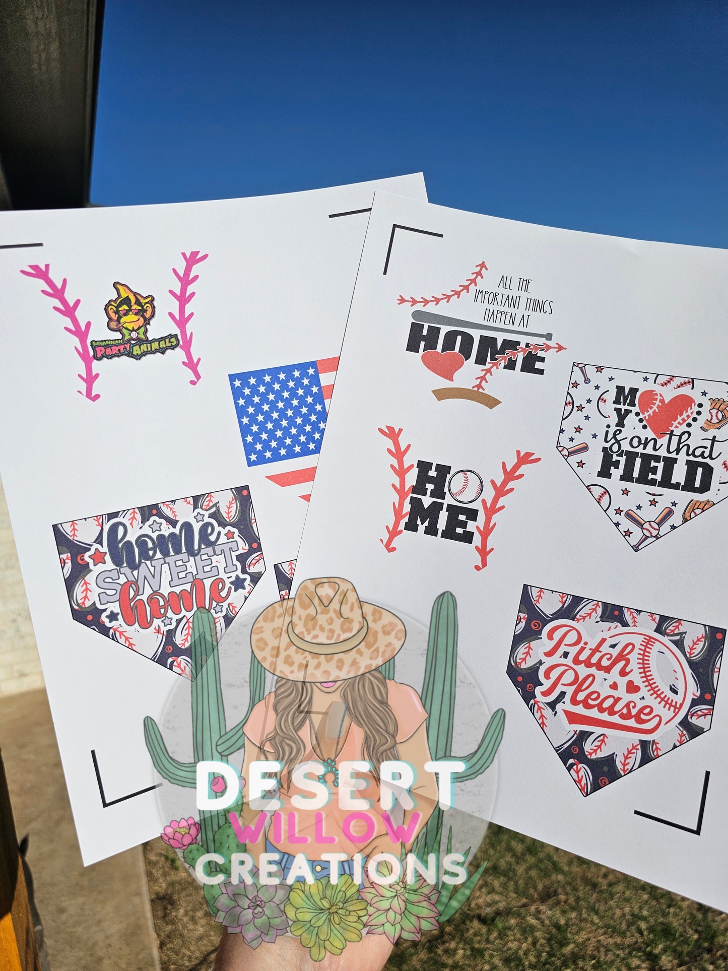 Abc Homeplate cardstock