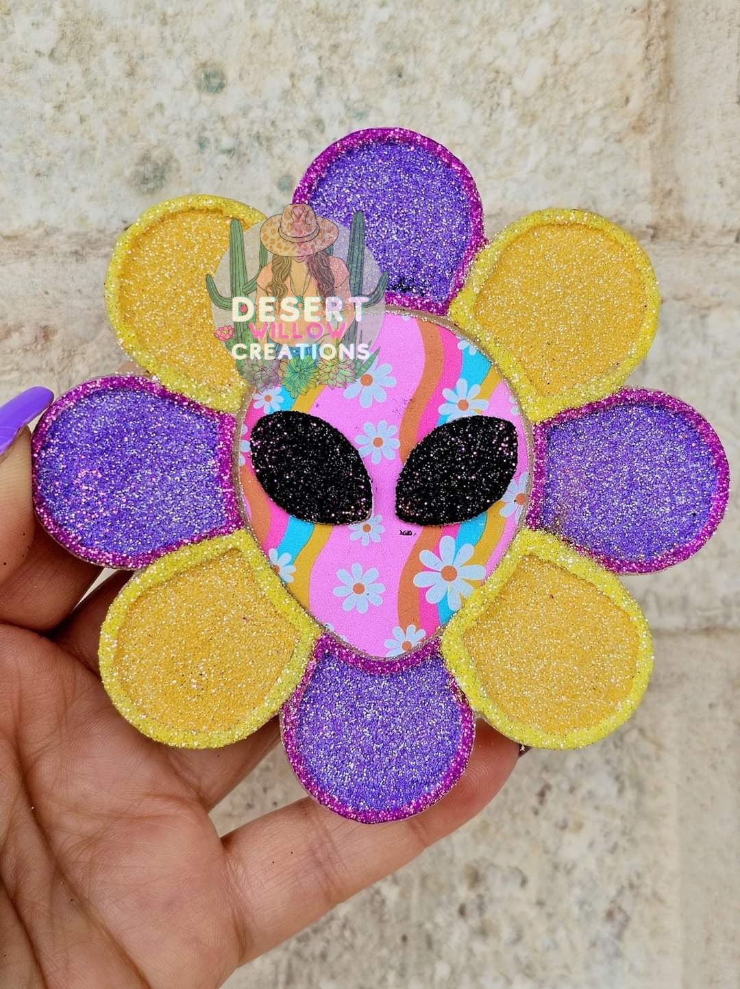 Abc alien flower (cardstock)