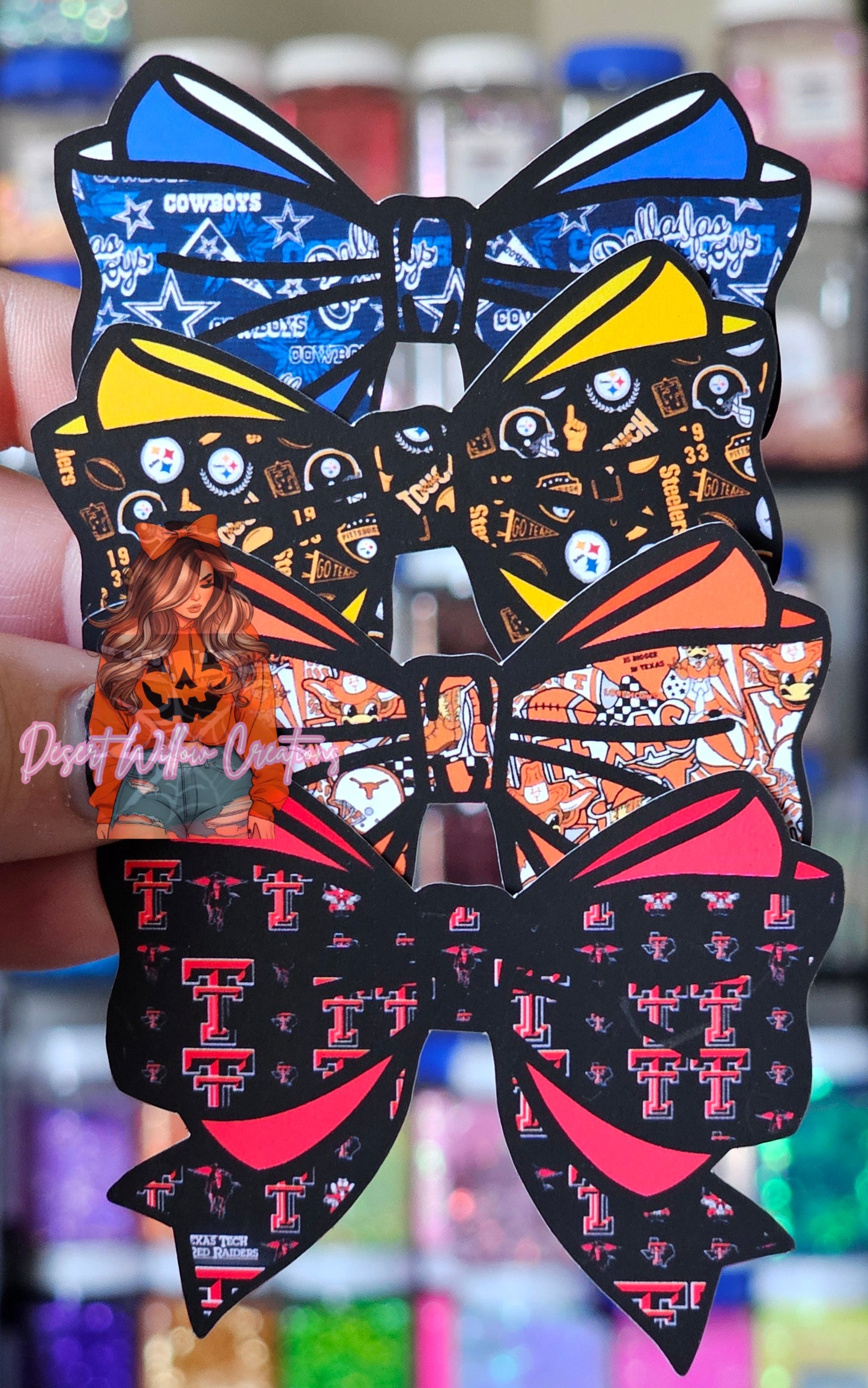 sunshine scents bow cardstock for football