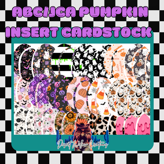 ABC/JCA pumpkin insert mold for insert.