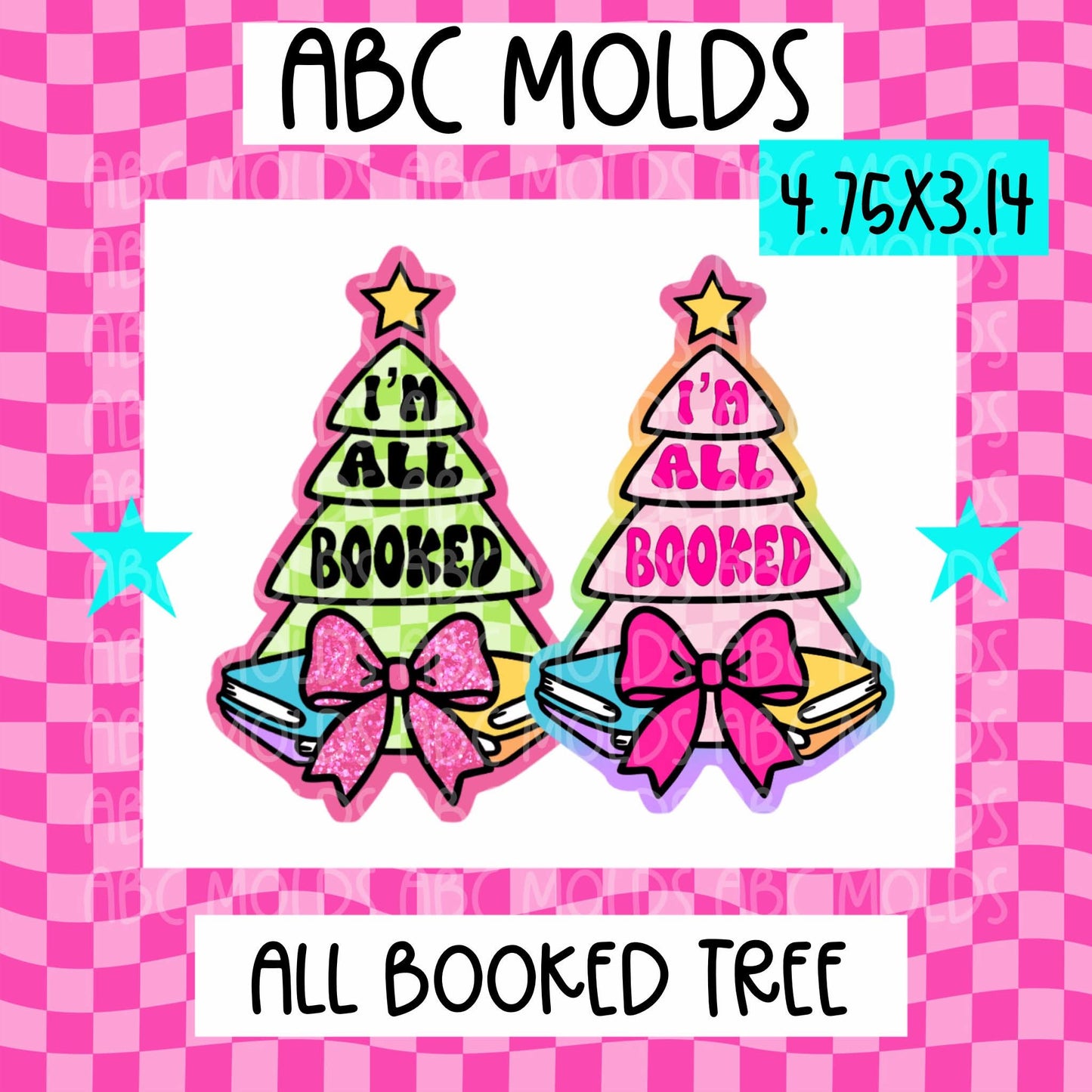 Abc all booked tree cardstock