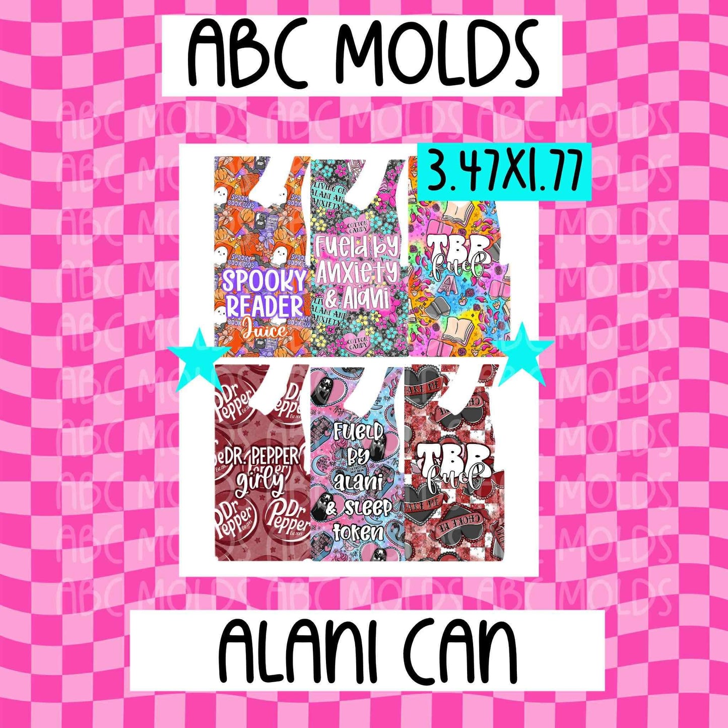 Abc alani can cardstock