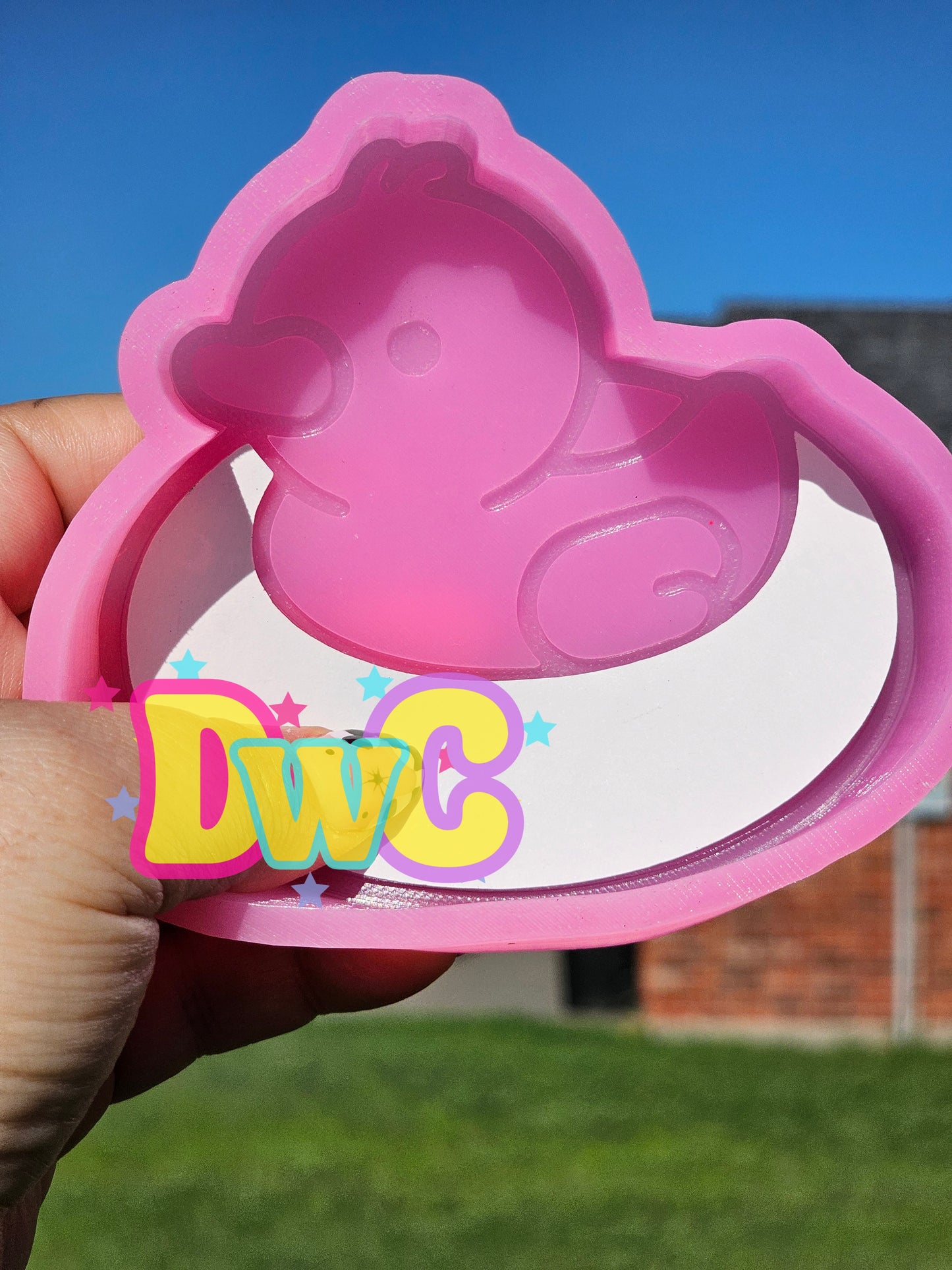 Abc duck floaty cardstock
