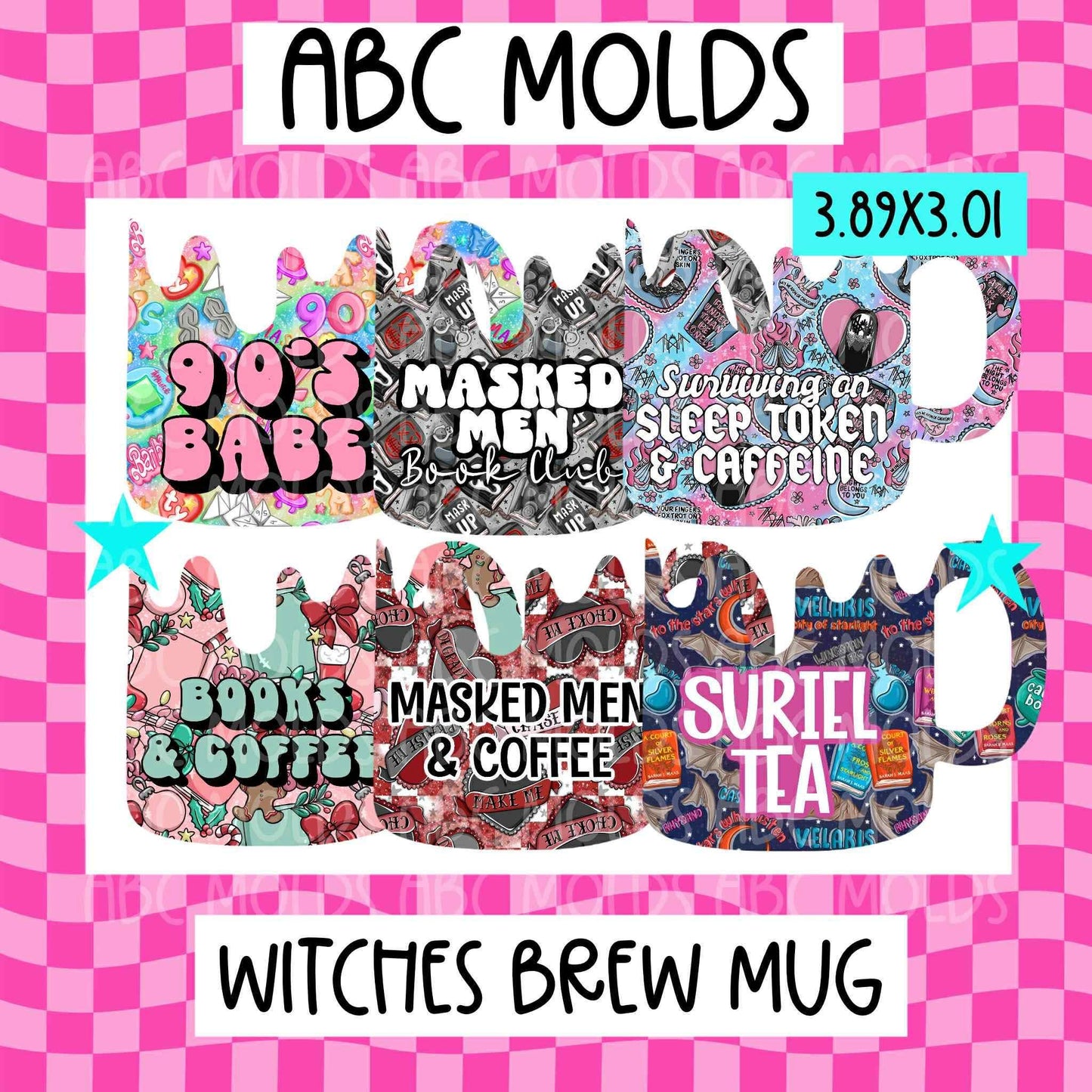 Abc molds witches brew mug cardstock