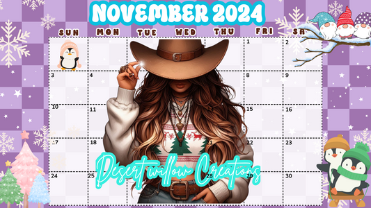 november digital calendar