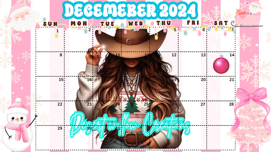 December 2024 calendar digital