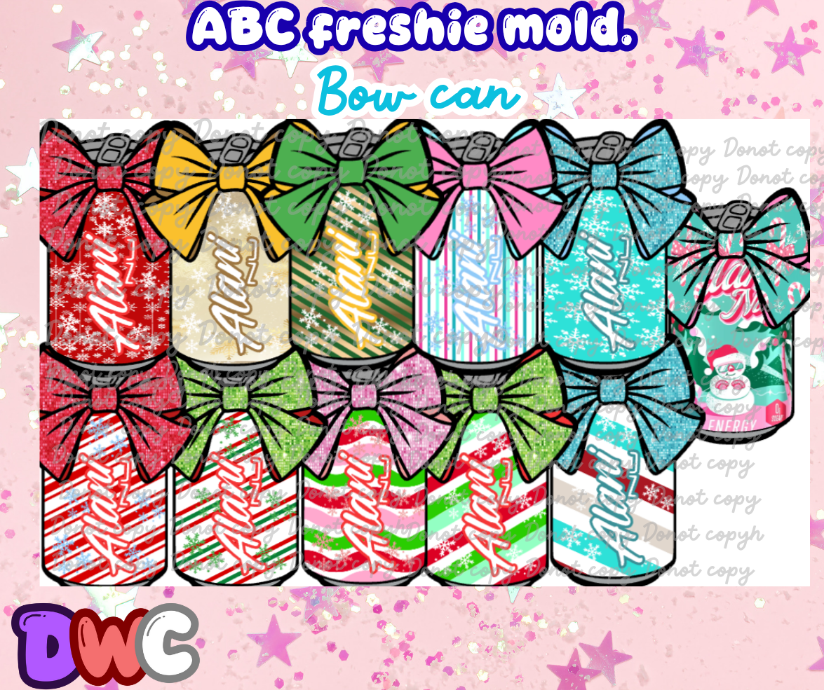 Abc can with bow
