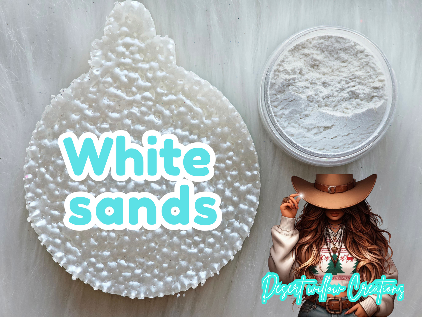 white sands mica powder