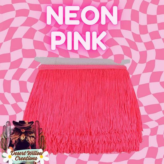 neon pink fringe