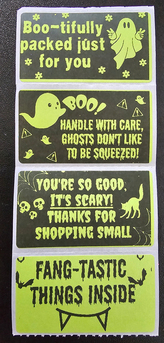 Spooky labels