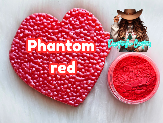 phantom red mica powder