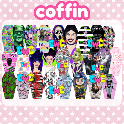 Coffin Cardstock