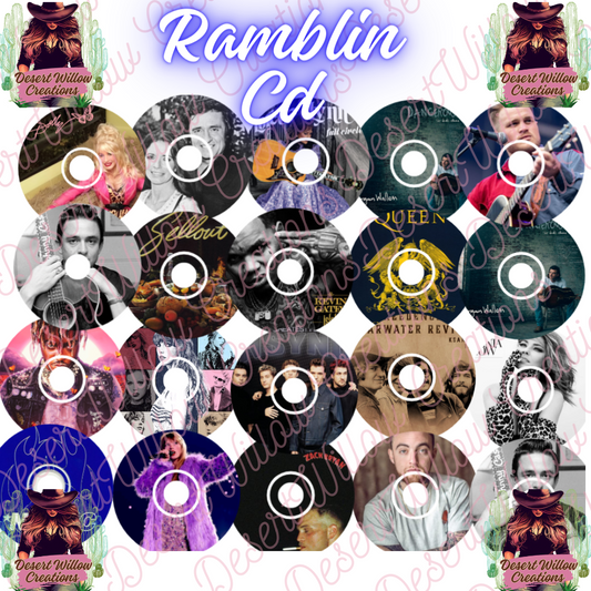 Ramblin Darlin Cd cardstock