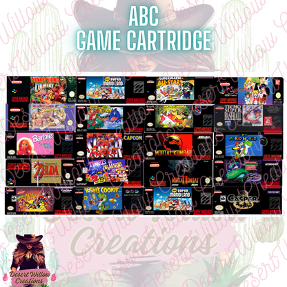 Abc game cartridge