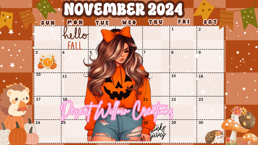 November calendars