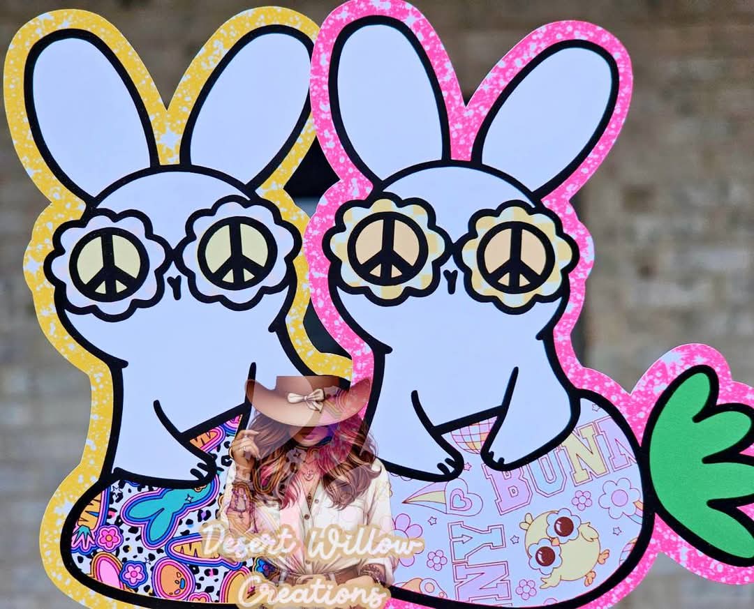 Abc Peace bunny & carrot