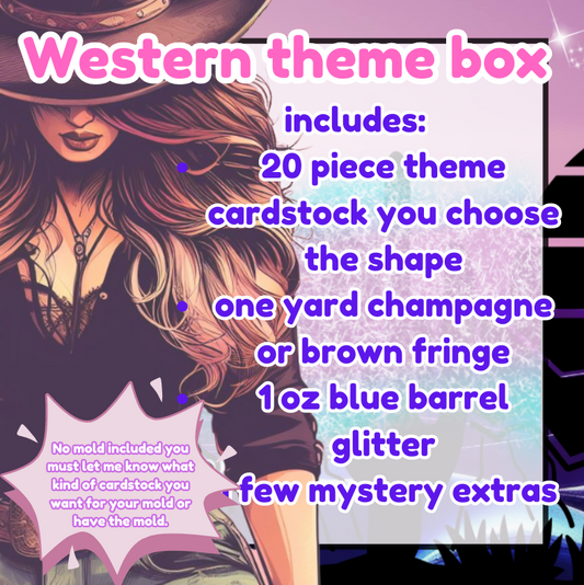 Western theme bundle(you pick) leave in notes for what shape you want