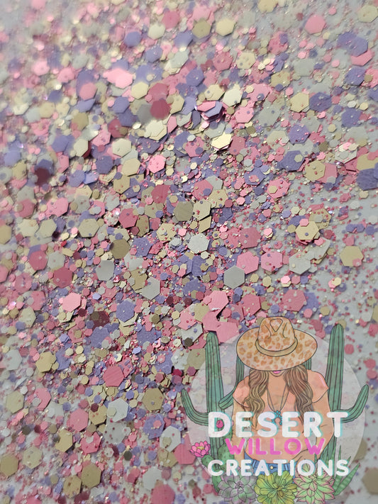 Desert rose (chunky glitter)