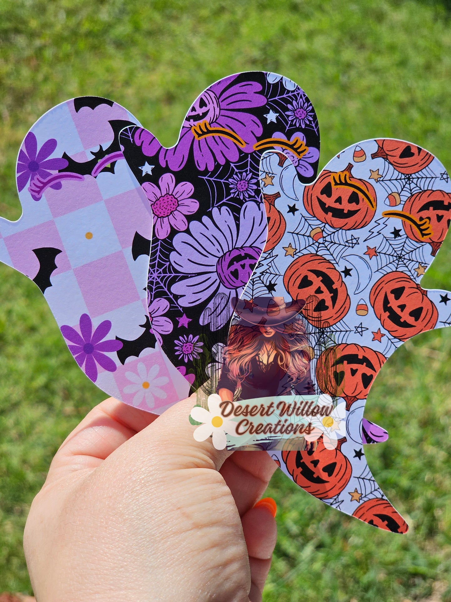 abc cardstock ghost