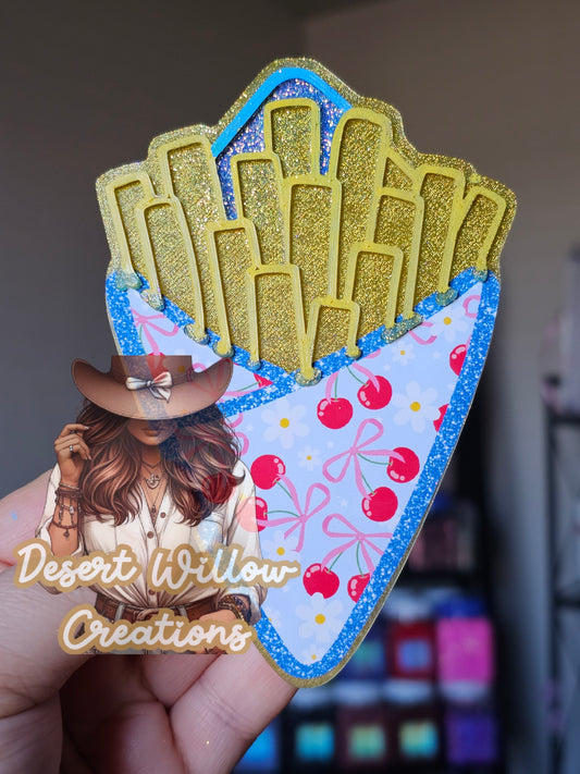 Abc fries w/ out bow cardstock