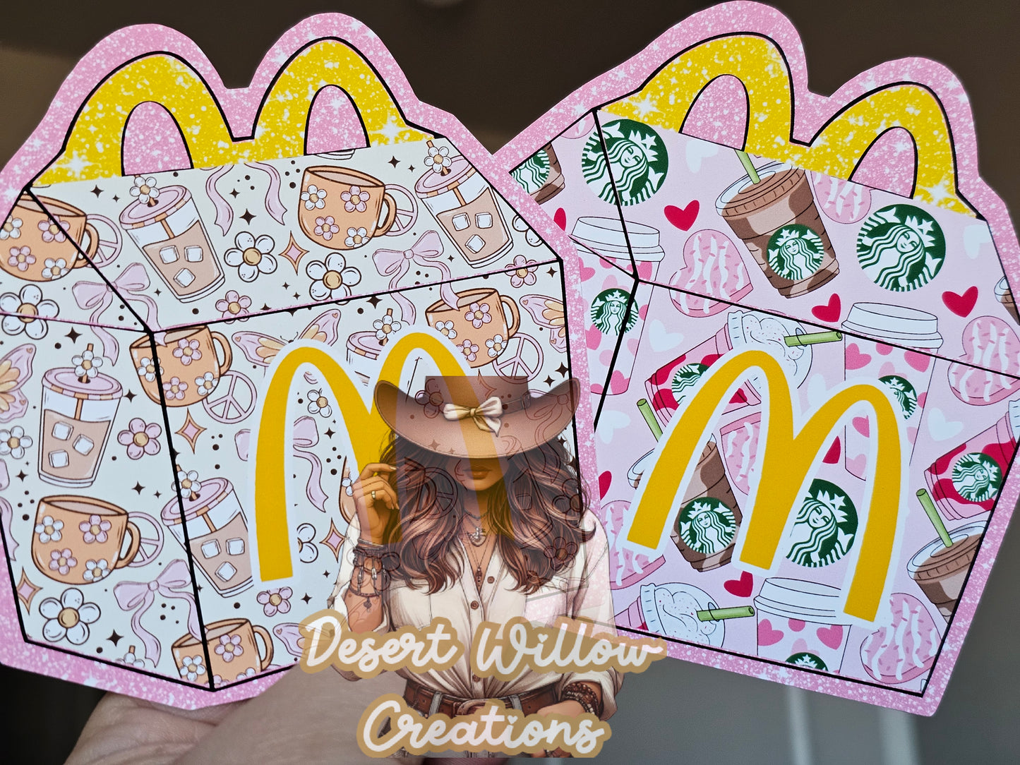 ABC Happy meal cardstock