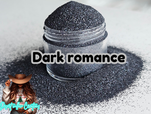 Dark romance holographic fine glitter