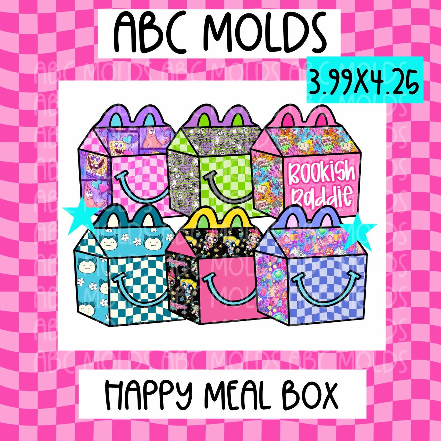 ABC Happy meal cardstock