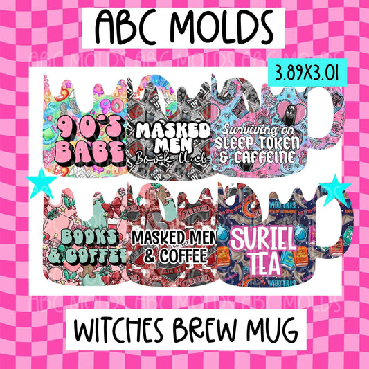 Abc molds witches brew mug cardstock
